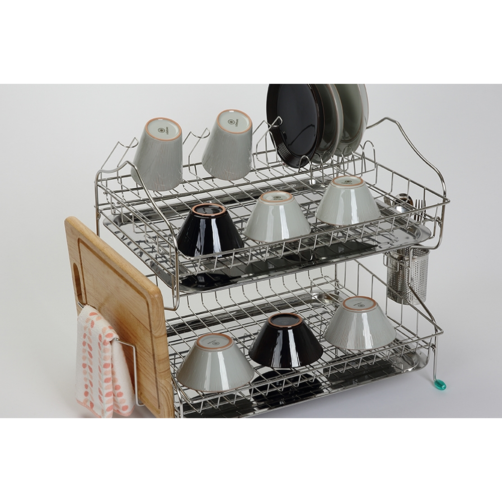 PRO Dish Drainer 2 tiers