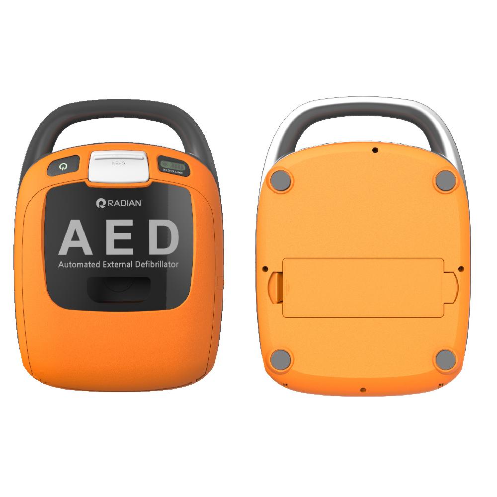 Portable automated external defibrillator CPR AED emergency medical device