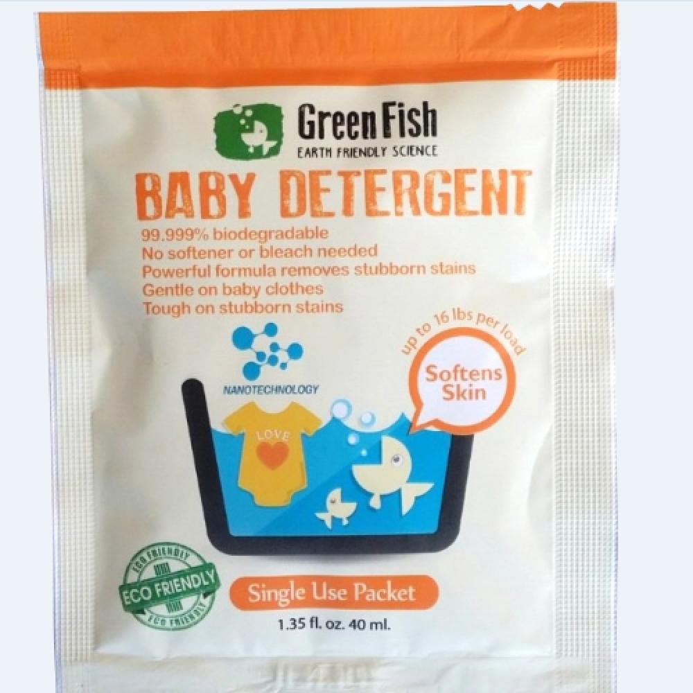 Green Fish baby Single Use Packets detergent