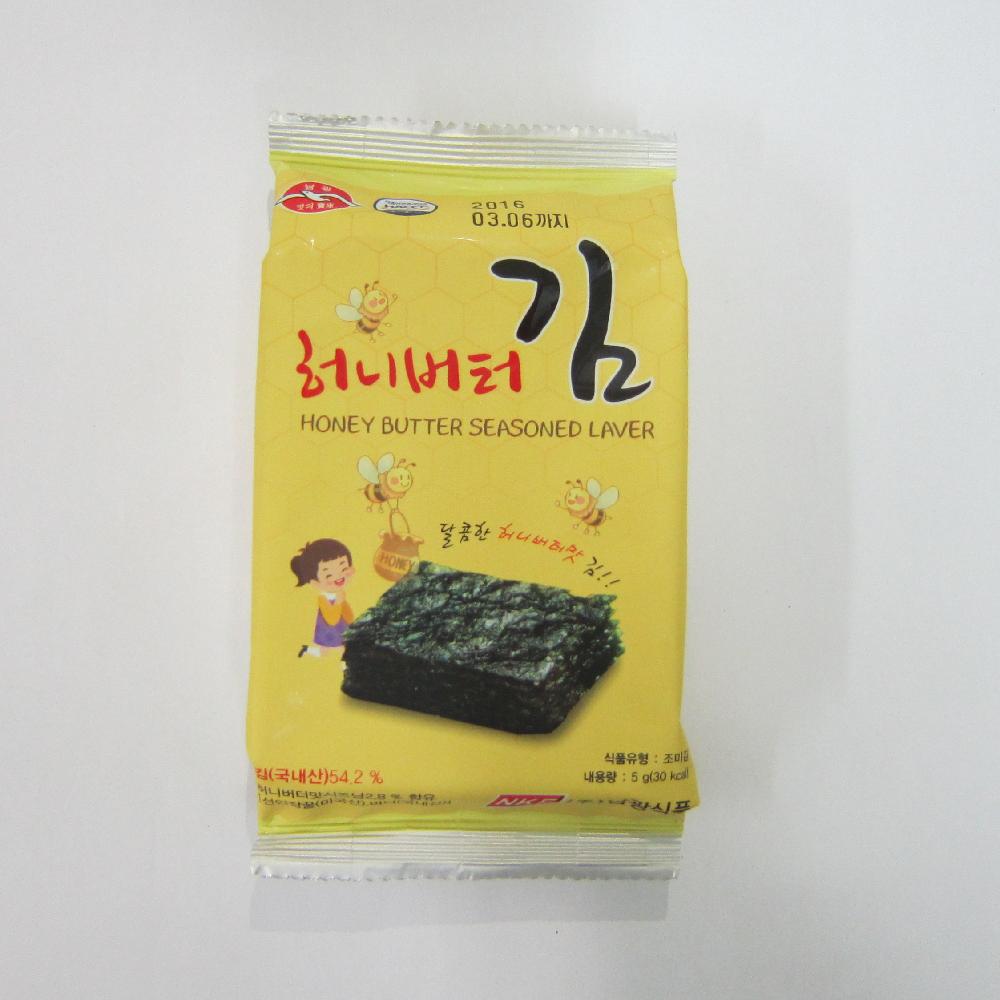 Honey butter seasoned laver