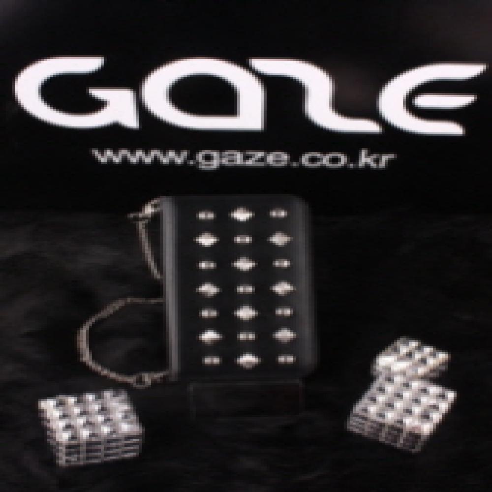 Gaze Glitter OX iphone5 genuine leather phone case by handmade 