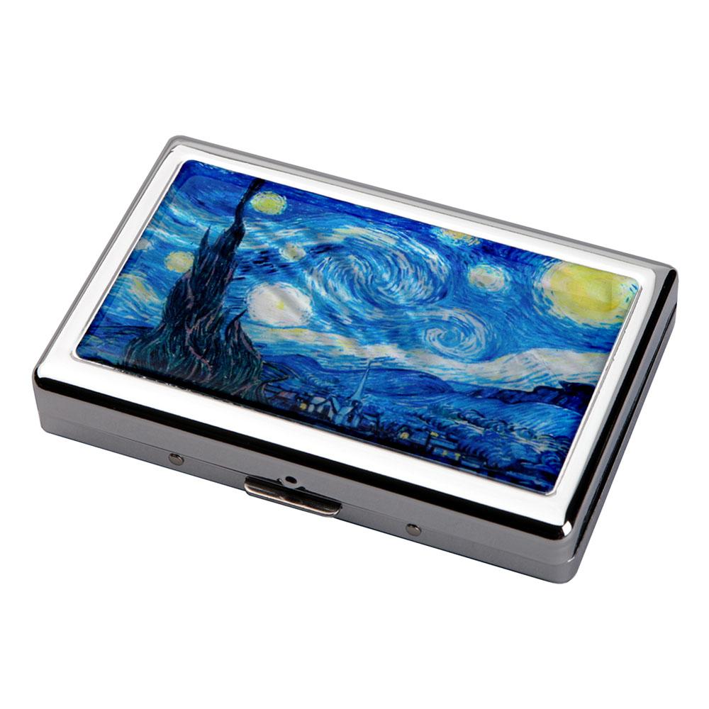 Korea Modern Design Multicolored Steel Mother of Pearl Protecting Cigarette Case