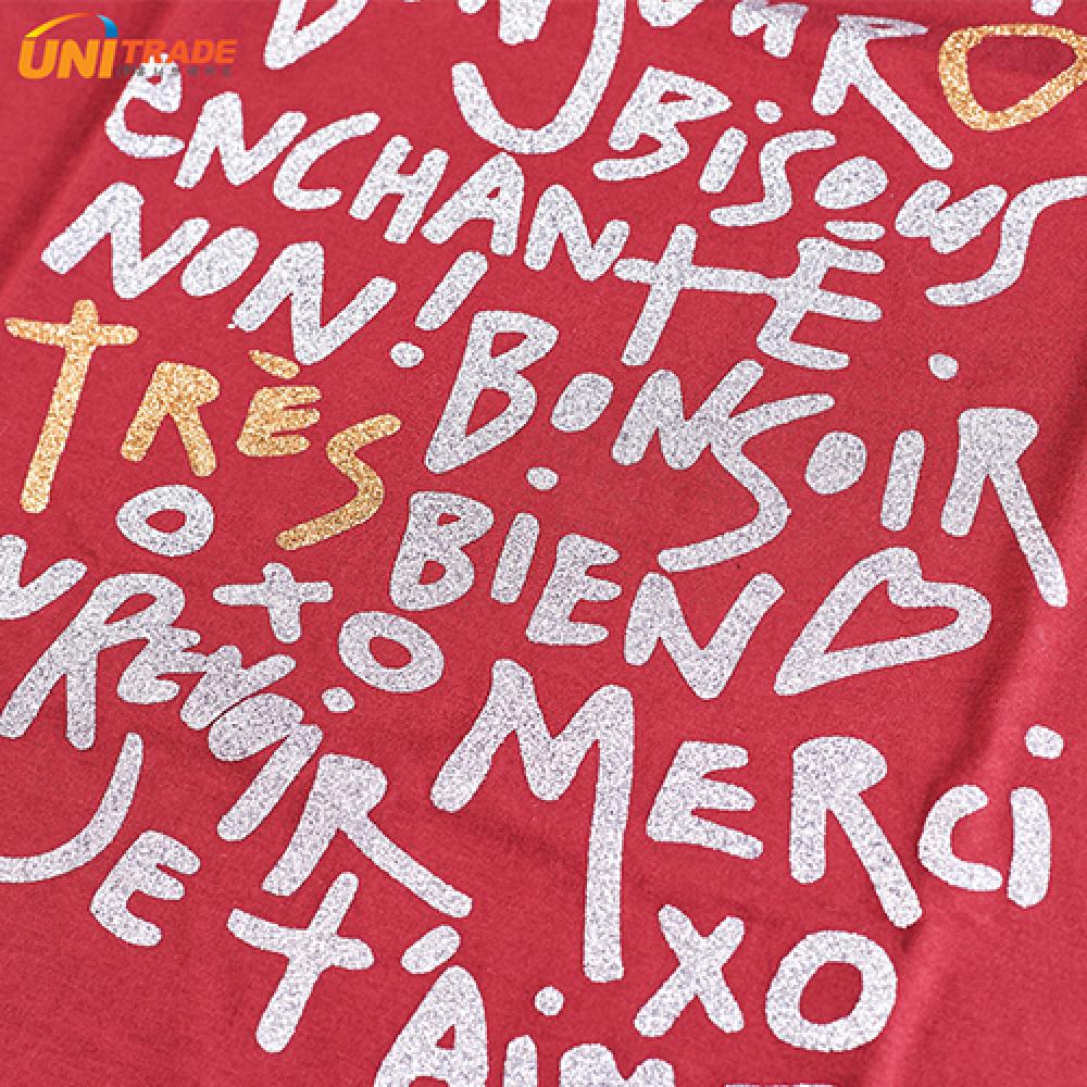 Glitter Heat Transfer Vinyl Manufactured by Korean Factory