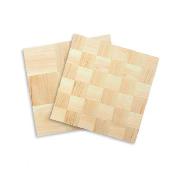 D.I.Y Home Decor Soundproof Heat Insulation Natural Cork Retinispora Mosaic Wallpaper Made in Korea