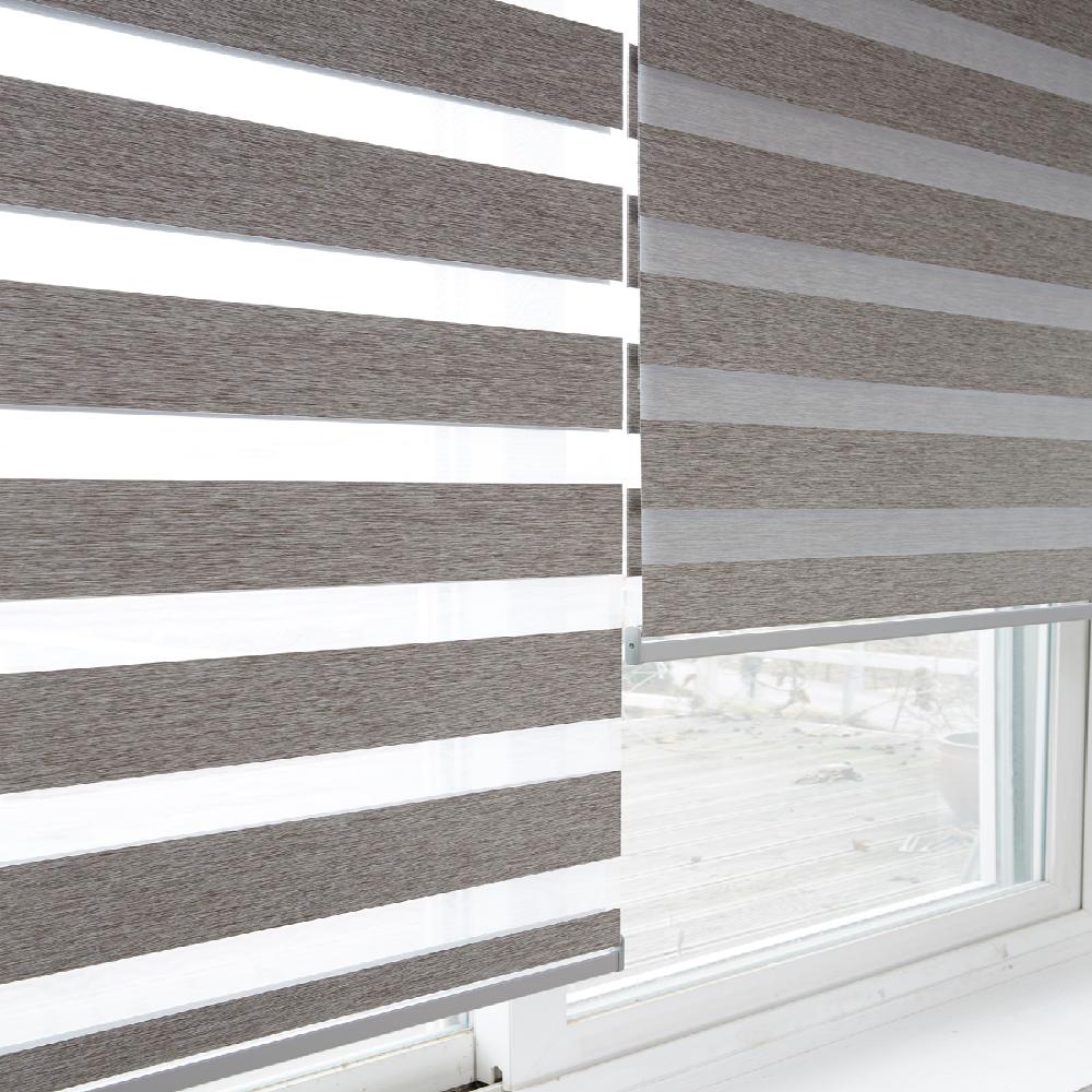 POLYESTER COMBI BLIND WINDOW SHADE TEXTILE(HOLY)-ANTIBACTERIAL/BLACK OUT