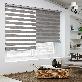 full image POLYESTER COMBI BLIND WINDOW SHADE TEXTILE(HOLY)-ANTIBACTERIAL/BLACK OUT