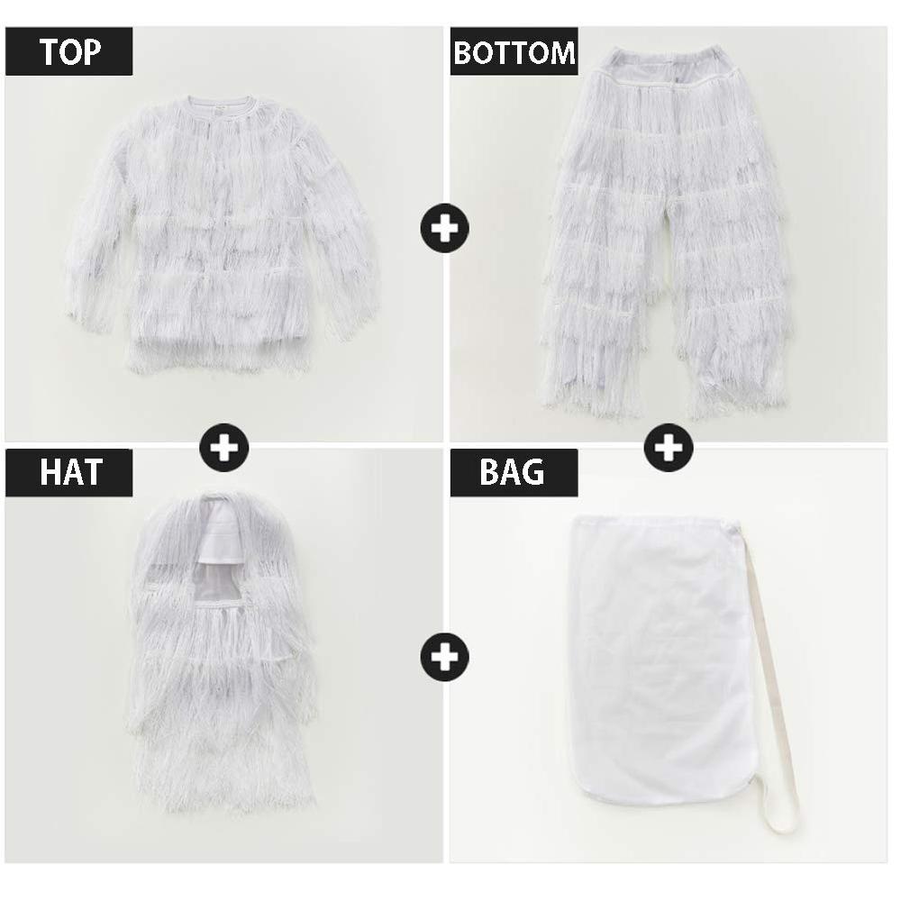 LOVAT YOWKA GHILLIE SUIT for Perfect Camouflage white