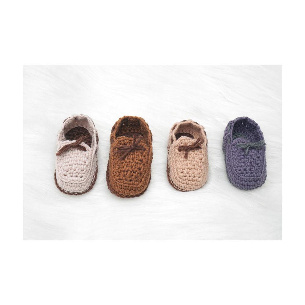 Baby Moccasins CROCHET DIY KIT
