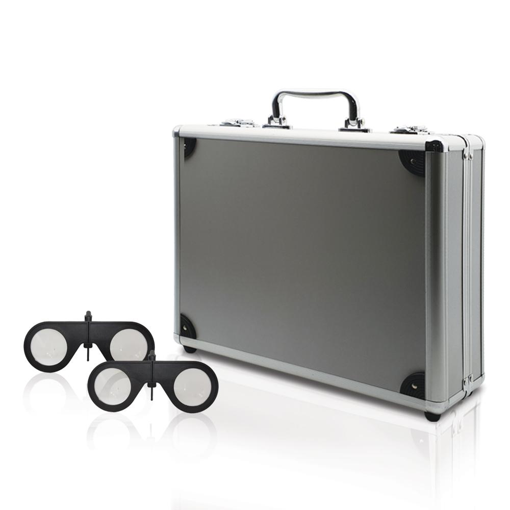 Anybig VR-300E – 30 Portable Handheld VR viewer in a Aluminum Briefcase- 3D/VR Educational Pack for