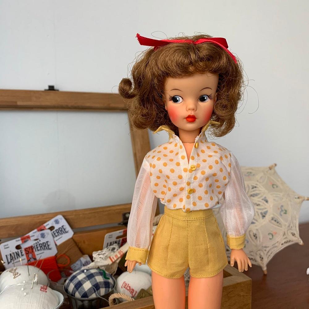 Twinsdoll Tammy Doll Handmade Clothes Set (Blouse & Short Pants)