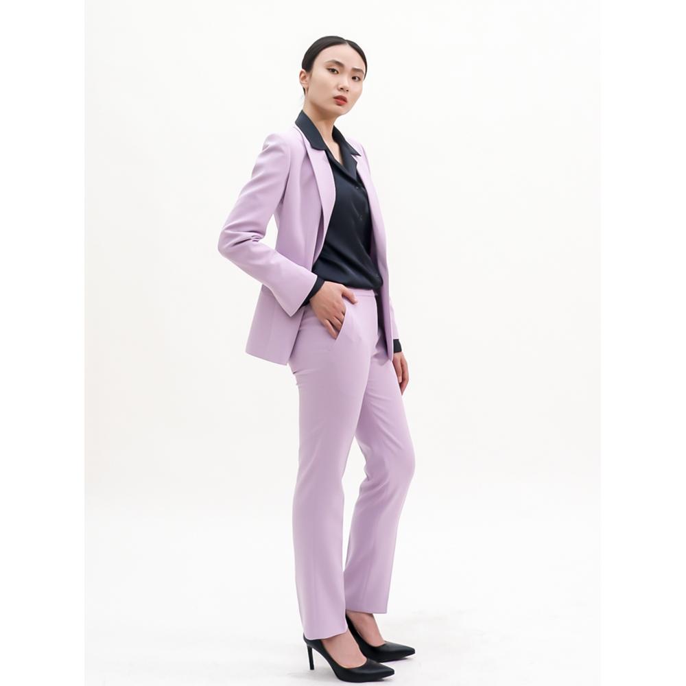SUITHEEL ONE BUTTON SINGLE SUIT - LAVENDER