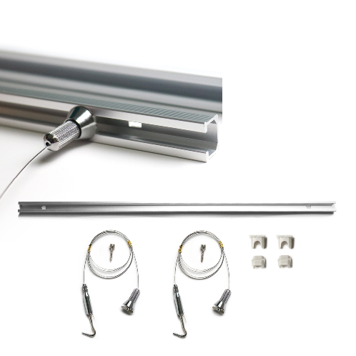 MYTOW DIY Picture Hanging Rail System Set, 6 IN 1 Art Hanging Wall Hanging Kit for Home Décor