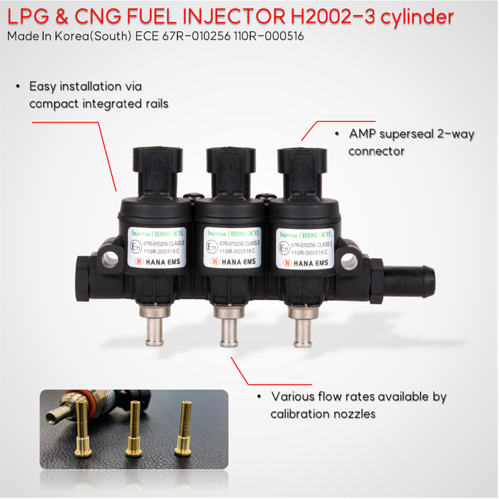 LPG CNG injector for passenger car (H2002)