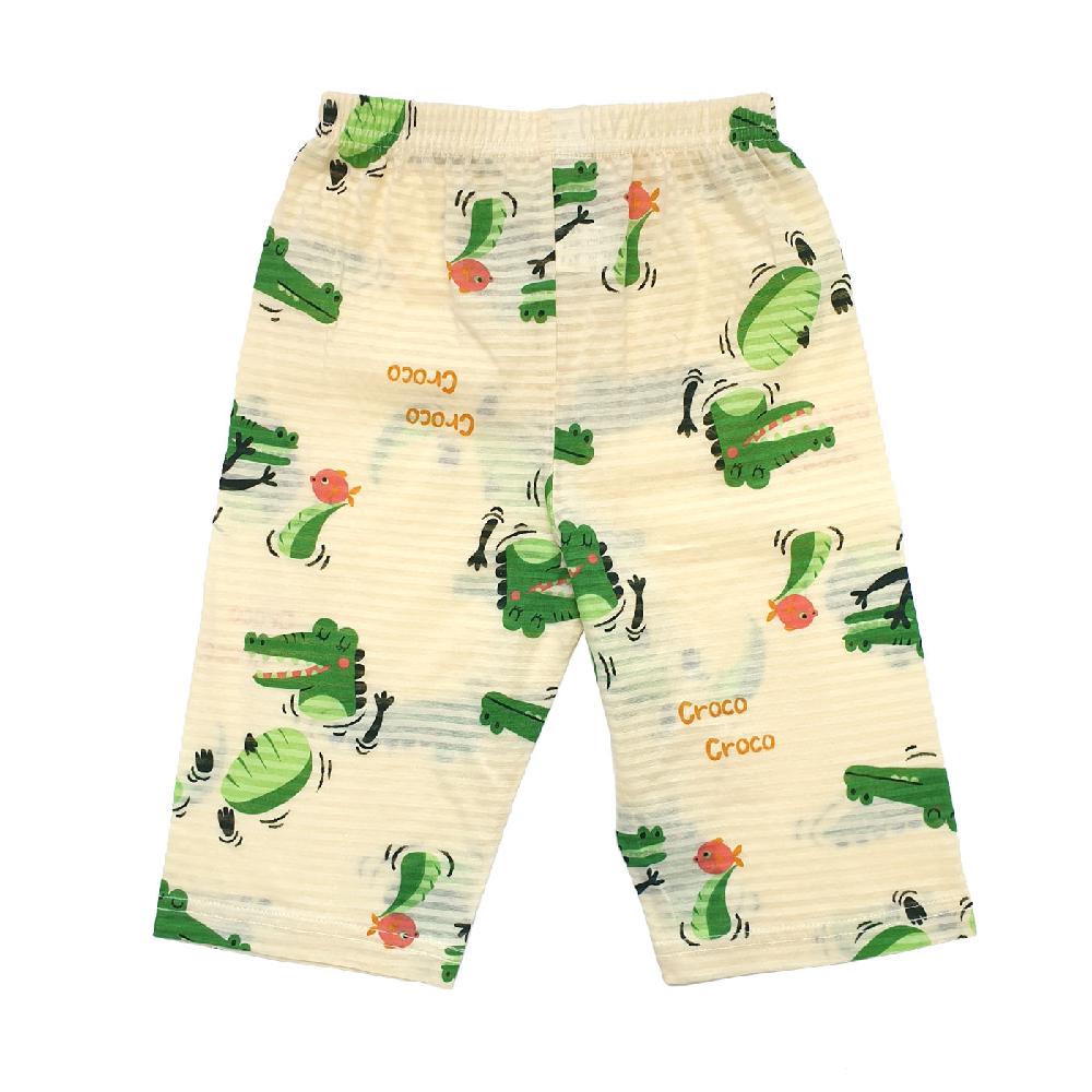 Crock Crock; 21SS kids Organic 3/4 Sleeves Jacquard