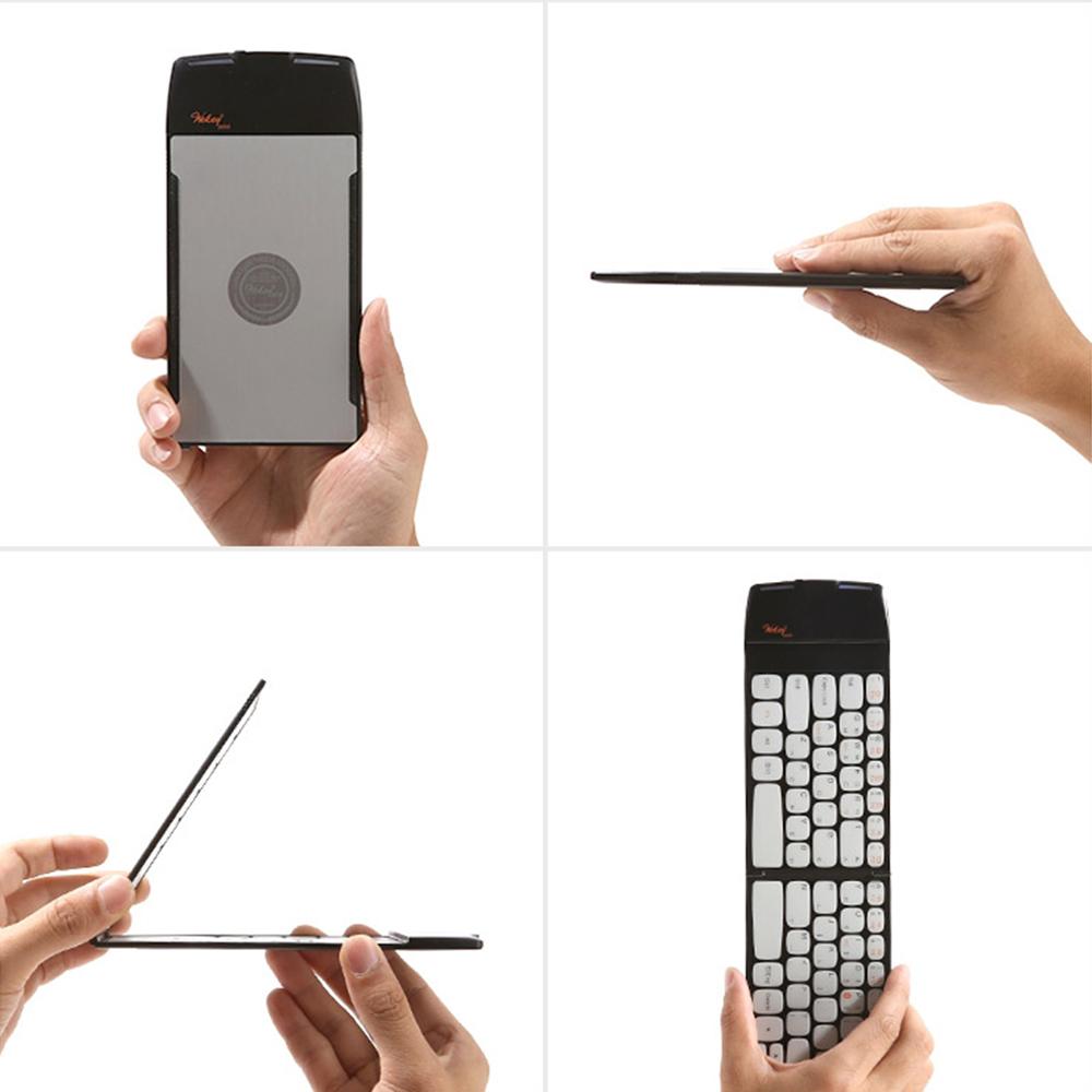 Wekey Pocket Bluetooth English Keyboard Smart Phone Tablet Laptop (95g)