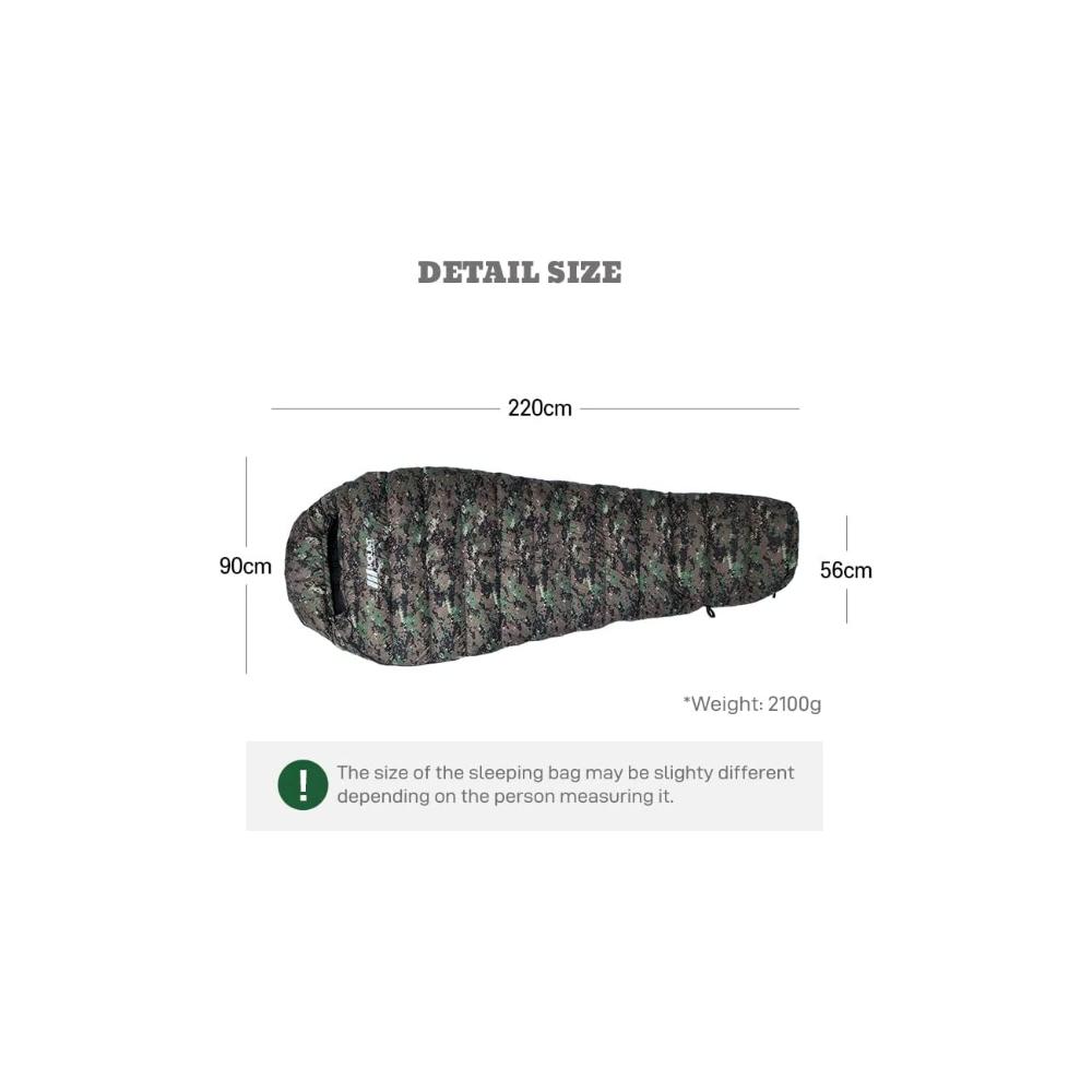 Mount Outdoor Military Winter Sleeping Bag Fort M15 (Duck Down) | Camping, Tracking, Fishing