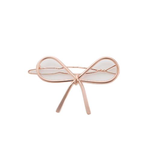 Jinccecil ribbon hairpin - Matte Gold