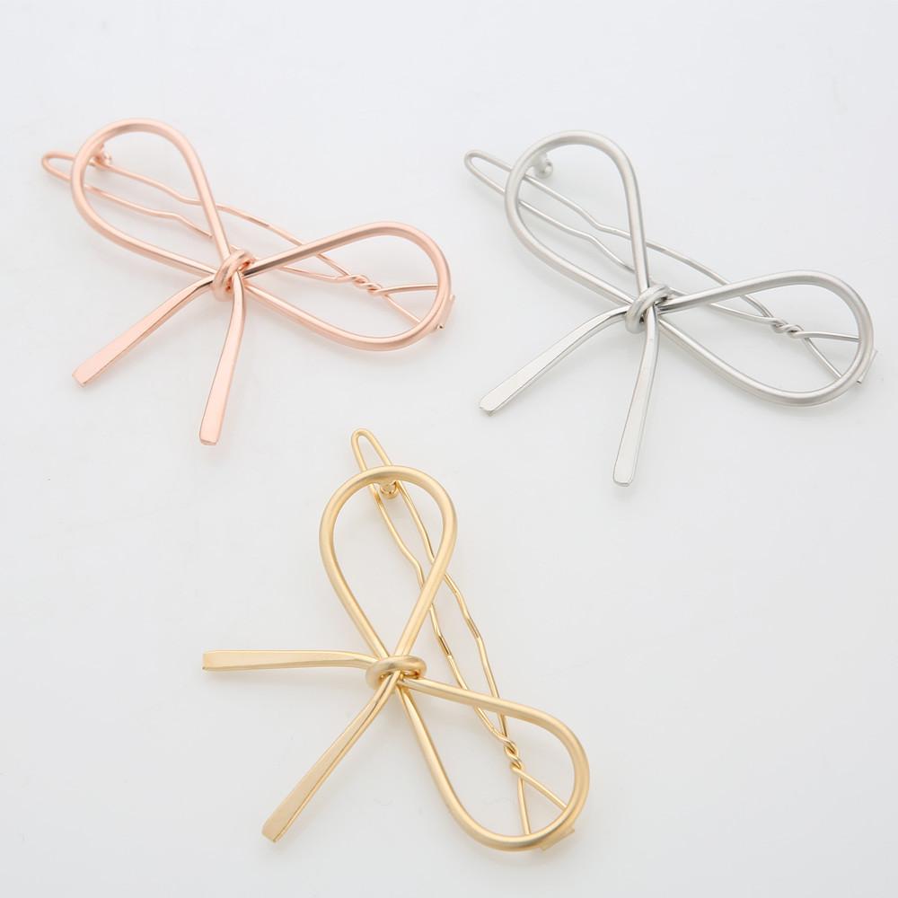 Jinccecil ribbon hairpin - pinkgold