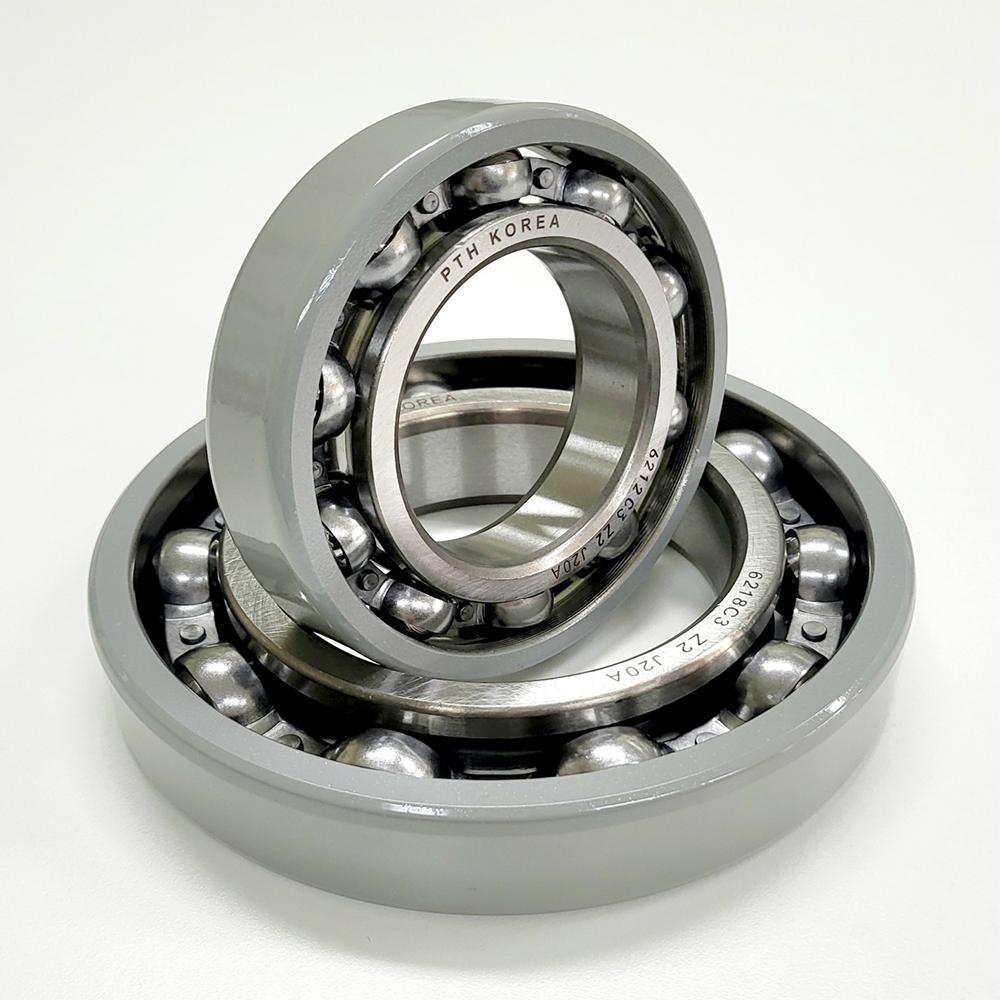INSULATED DEEP GROOVE BALL BEARING RIVET STEEL CAGE