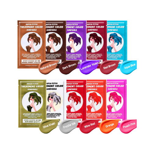 Hair Color hair Treatment Ampoule for hair / hair mask [10Color]