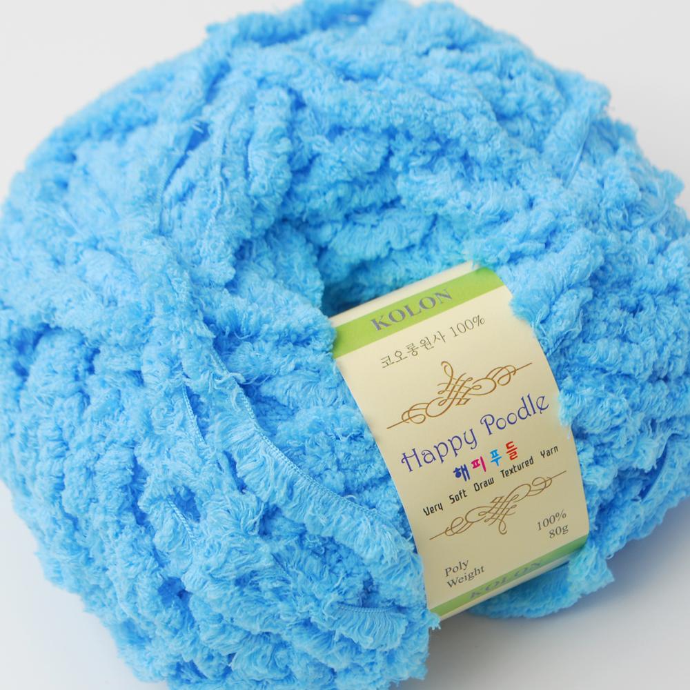 [Misoknit] Happy Poodle, Soft and Luxurious Knitting Yarn Set, Various Color, Easy Care Knit Yarn