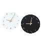 full image [100STORE] Silent Wall Clock - Simple - Mdf Wood - White - 30cm - 1pcs