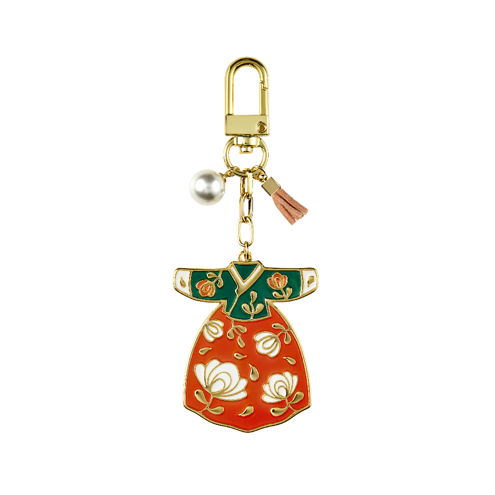 Kimsmi Hanbok Keychain Camelia Plum Blossom