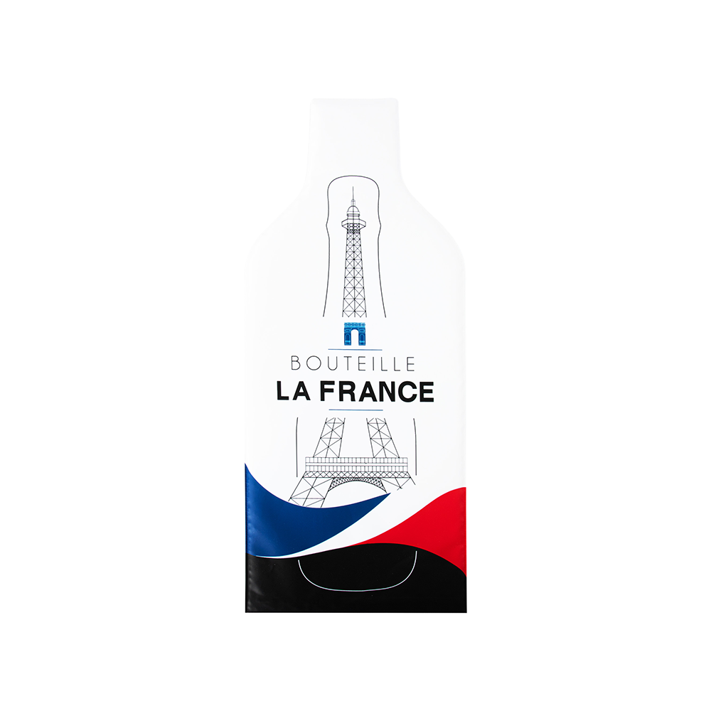 Bottle France (1set 3pcs) | Reusable Wine Travel Protector Sleeves for Glass Bottles