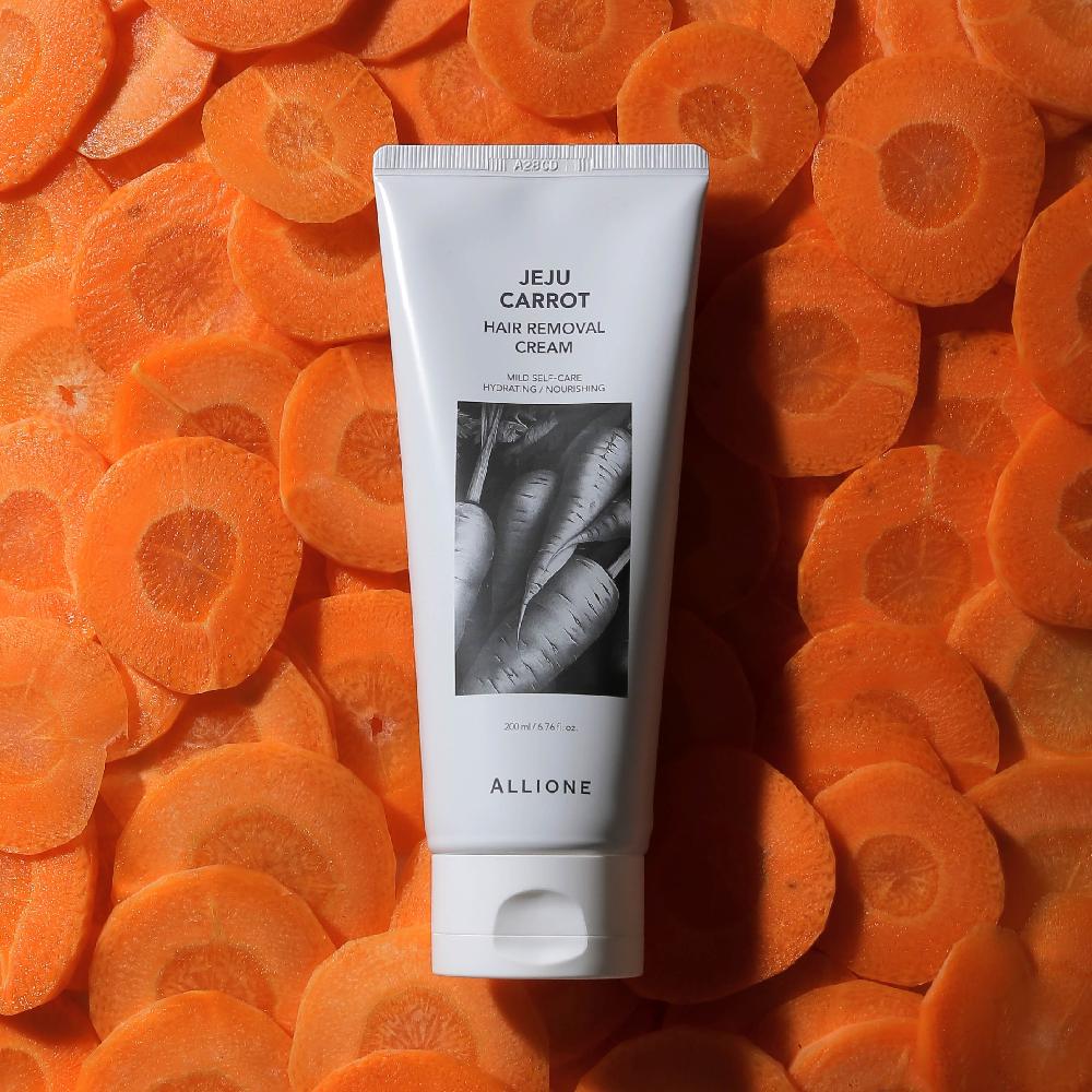 ALLIONE HAIR REMOVAL CREAM(JEJU CARROT/GANGHWA ARTEMISIA)