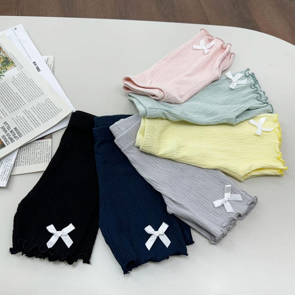 Children's Point Ribbon Shirring Shorts