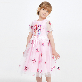 detail image1 Secret Jouju Girl's Raffim Half-Sleeved One-Piece Dress Pink 150