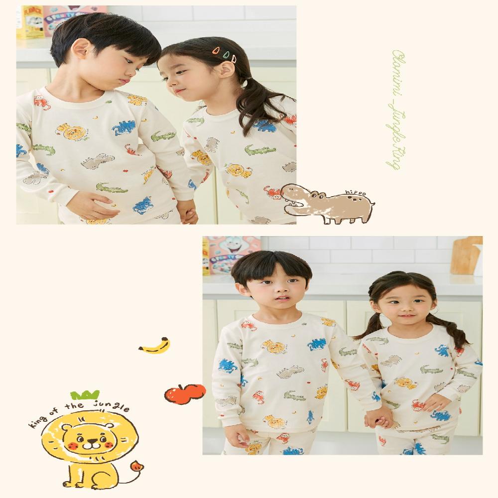 kids wear 30S 3/4 length modal <Jungle King>