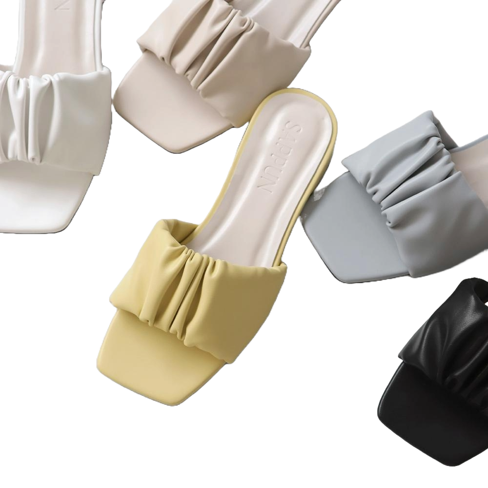 Belir Wrinkle Mule Sandals (2/5cm)