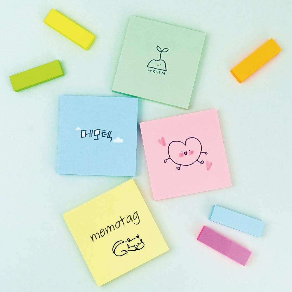 [3x3 Inches] Most Popular Size Sticky Notes in Pastel Colors