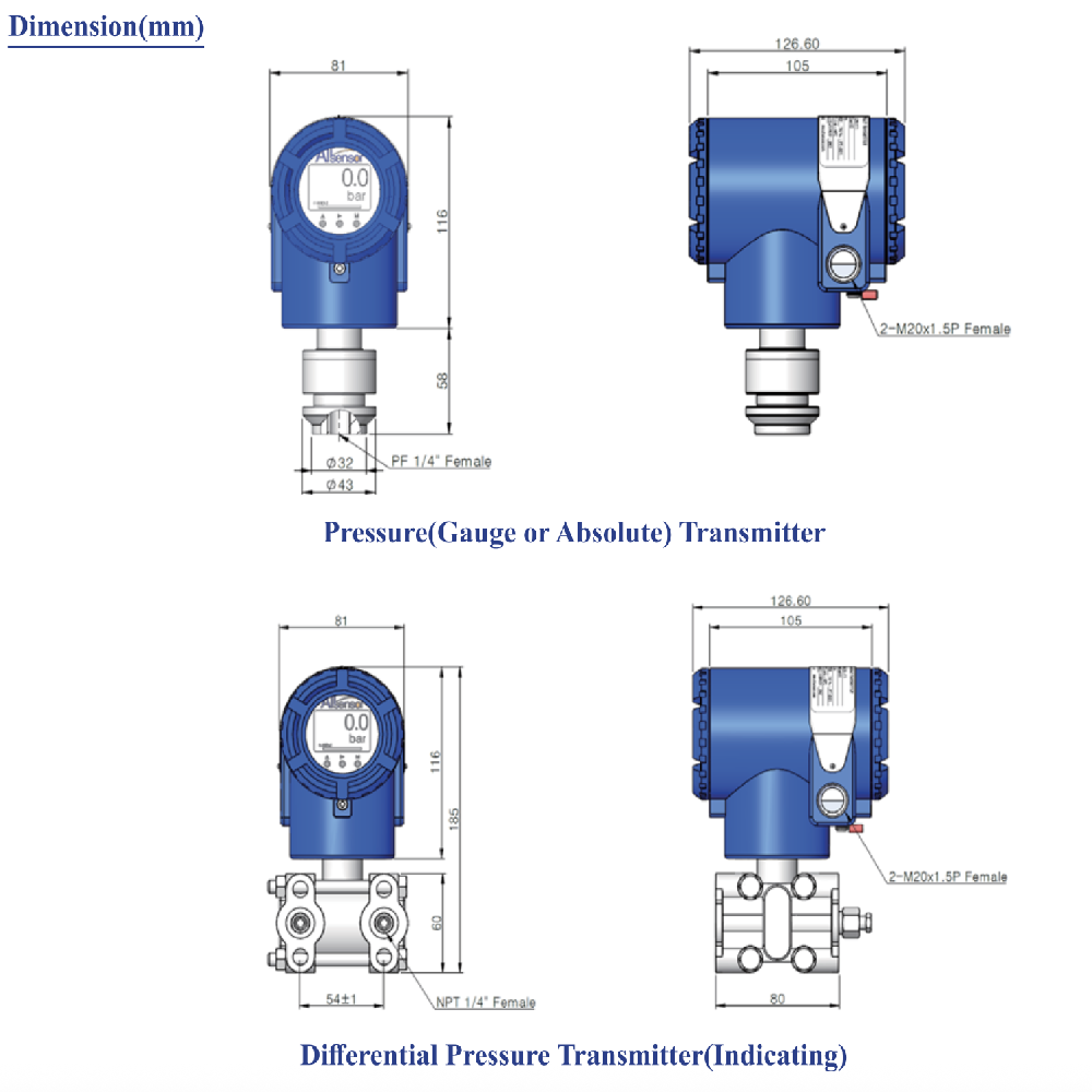 High Performance Smart Pressure Transmitter