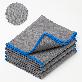 detail image3 Premium 380GSM Carbon Microfiber Car Wash Towel for Window Cleaning